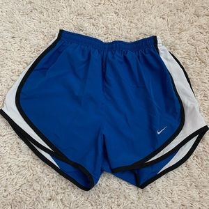 Nike blue classic running shorts